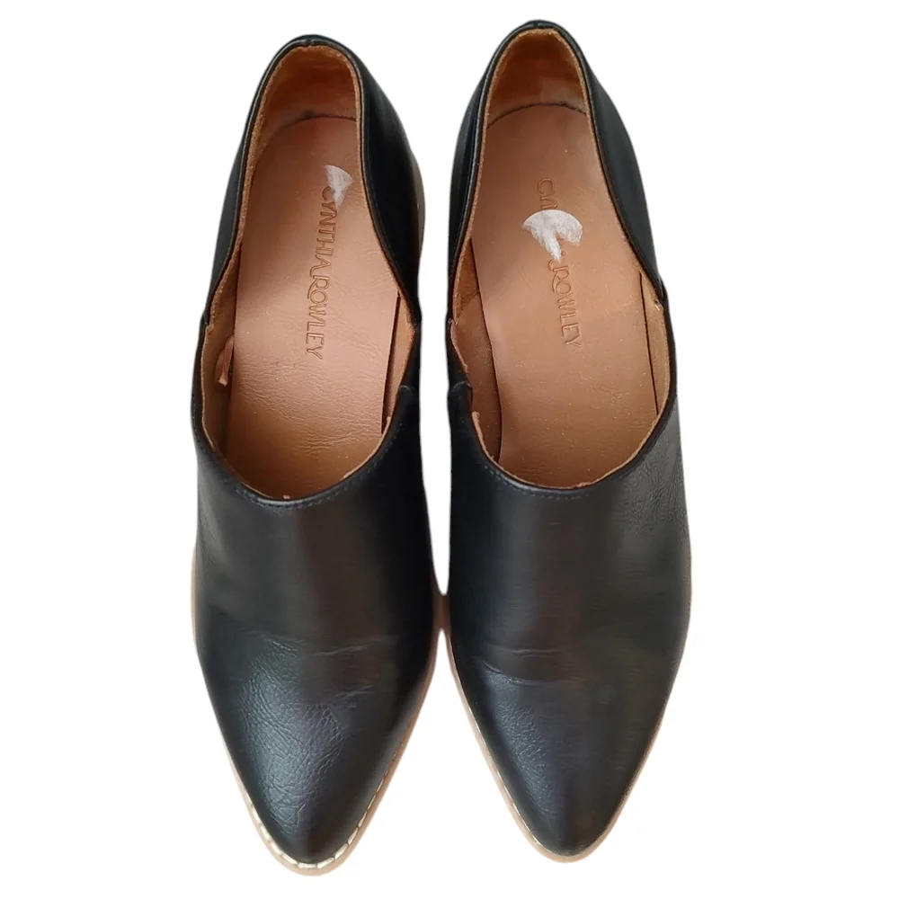 Cynthia Rowley Eddie Block Heel Slip On Booties Size 9